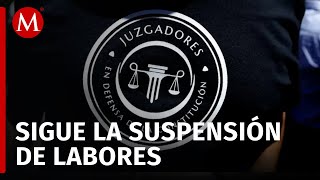 Trabajadores del PJF mantienen suspensión de labores reanudarán hasta el lunes [upl. by Megargee]