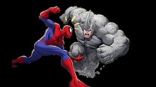 Marvel TLDR Spiderman Webbed Avengers Episode 9 Attack of Rhino [upl. by Otsedom]