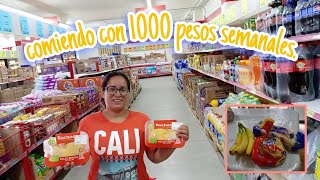 🛒Despensa Con 💲1000 Pesos Semanales [upl. by Iemaj]