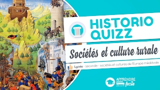 Quizz  Sociétés et cultures rurales XIeXIIIe siècles [upl. by Setsero662]