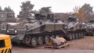 Witham Specialist Vehicles CVRT FV120 MCT Spartans 28th Nov 2013 [upl. by Gennaro730]