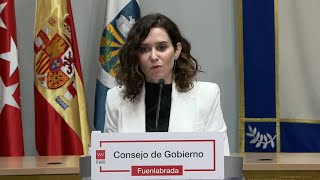 Ayuso sobre los presupuestos quotLo que no pueden pretender es que yo retuerza el reglamentoquot [upl. by Ekalb389]