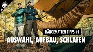 Die 5 WICHTIGSTEN TIPPS für HÄNGEMATTEN AUSWAHL AUFBAU amp SCHLAFEN 🌙 Erste Nacht in der Hängematte [upl. by Heath]