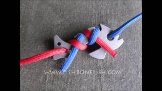 How to Splice with a Piranha  Fish Bone Knotless Rope Tie 20 [upl. by Raymonds]