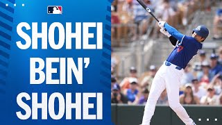 Shohei Ohtani hits ANOTHER Spring Training dinger [upl. by Chernow]