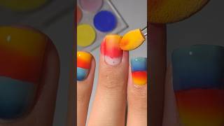 Eyeshadow Nail Hack🚨nails nailart nailpolish nailarttutorial summernails nailhacks nailtips [upl. by Koorb162]