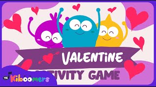 Valentines Day Activity Game  The Kiboomers Movement Songs for Preschoolers [upl. by Kaile]