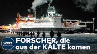 WELT THEMA quotPolarsternquot nach langer ArktisExpedition zurück in Bremerhaven [upl. by Clywd]