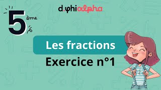 Exercices corrigés  Fractions 5ème [upl. by Seraphine]