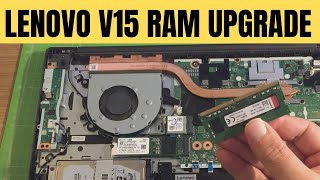 How To UPGRADE Your Lenovo V15ADA Laptop RAM Memory [upl. by Akeem]