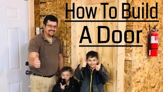 How to build a plywood door [upl. by Llevra]