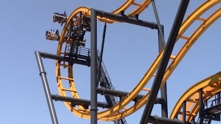 Batman The Ride OffRide Six Flags Fiesta Texas HD 60fps [upl. by Iah159]