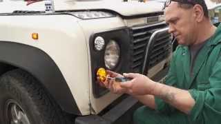 Fitting LED lamps to a Land Rover Defender The Fine Art of Land Rover Maintenance [upl. by Anaitsirk790]