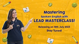 Learn spoken English with AleenaRaisLive  LEAD Masterclass [upl. by Einhoj]