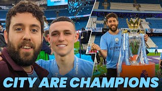 MAN CITY ARE PREMIER LEAGUE CHAMPIONS  MAN CITY 32 ASTON VILLA [upl. by Mason]