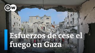 Se intensifican los diálogos para un alto el fuego en Gaza [upl. by Heddie4]