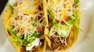 Taco Beef Taco Recipe [upl. by Assenar]