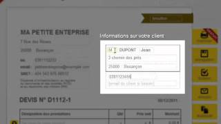 Devis ou Facture AutoEntrepreneur gratuit en 4 minutes [upl. by Auhso]