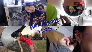 a vlog where its mostly food but theres some art too 💙 [upl. by Thaddeus41]