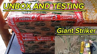 Giant Striker Paputok  Unboxing and Testing [upl. by Swayne220]