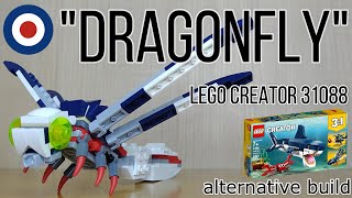 LEGO Creator 31088 Alternative build tutorial DRAGONFLY、レゴクリエイター31088をトンボに組み替え [upl. by Heater895]