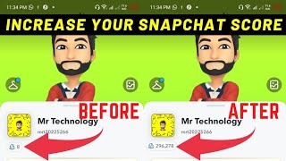 How to increase your Snapchat score fast in 2022 [upl. by Adarbil193]