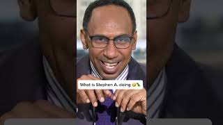 Stephen A was having FUN on First Take 😂🦖 shorts [upl. by Woodford]