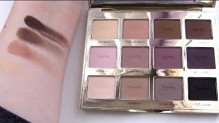 Tarte Tartelette Palette Review  Demo  Swatches [upl. by Tnirb]