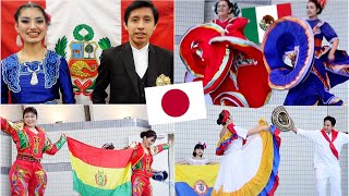 Japoneses adoptan la cultura latina ORGULLOSOS de ser Latinoamericanos en JAPON [upl. by Livy]