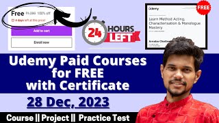 How to get Udemy Courses for FREE in 2023  Udemy Coupon Code 2023  Latest Udemy Coupons [upl. by Yedsnil10]