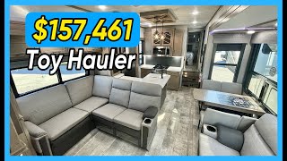 The BEST Grand Design Fifth Wheel Toy Hauler EVER 2023 Momentum 395MS [upl. by Ciri]