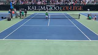 Match point USTA Boys National 16s Championship August 11 2024 Stowe Stadium Kalamazoo College [upl. by Salaidh]