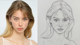 Discover the Secrets of Portrait Drawing with the Loomis Method [upl. by Sinne]