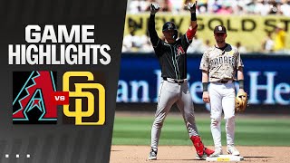 Dbacks vs Padres Game Highlights 7724  MLB Highlights [upl. by Nayrbo]