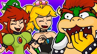 BOWSER MEETS FEMALE BOWSERS [upl. by Bunch]