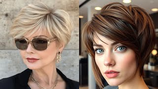 65 Short Hairstyles for Women Over 40 For a New You [upl. by Ariela860]