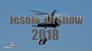 Jesolo AirShow 2018 Highlights Patrouille Swiss Frecce Tricolori Gripen [upl. by Eihpos]