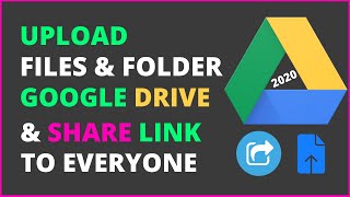 How to Upload Files in Google Drive and Share Link with Everyone  2024 [upl. by Tsan516]