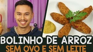 Bolinho de Arroz  Sem ovo sem leite e sem glúten Vegano [upl. by Agnimod138]