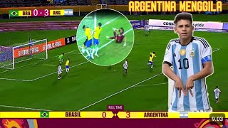 Argentina ke semifinal ❗ Hasil Pertandingan Timnas Brazil U17 vs Argentina U17Piala Dunia U17 2023 [upl. by Purington]