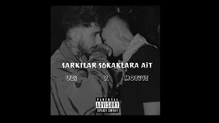 MOTİVE x UZİ  Şarkılar Sokaklara Ait  KARAOKE  BEAT [upl. by Oirogerg]