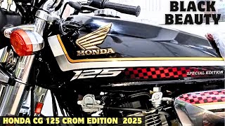 HONDA CG125 special edition 2025  crom edition CG125  self start  price update [upl. by Fortna]