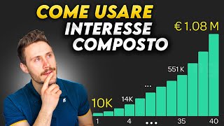 Come Applicare l’Interesse Composto Da €10K – 1M € [upl. by Euqinahc858]