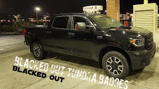 How To Install  Toyota Tundra quotBlacked Out Badgesquot [upl. by Arba676]