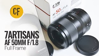 7Artisans AF 50mm f18 Fullframe lens review [upl. by Notneb525]