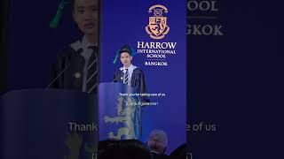 Graduation Speech 2024  Harrow International School Bangkok [upl. by Atekin746]