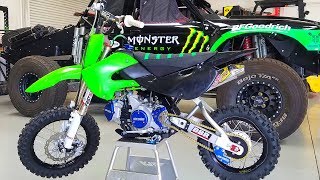 KLX110 Full Mod Build  Parts Review  Part 10 [upl. by Amhser345]