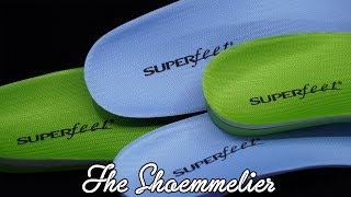 Superfeet Insoles GREEN vs BLUE • Comparison amp Review [upl. by Mathi]