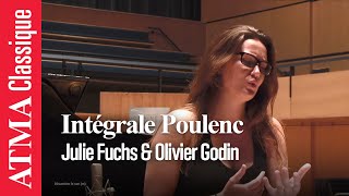 Poulenc  Aux officiers de la garde blanche  Julie Fuchs Olivier Godin [upl. by Hakilam]