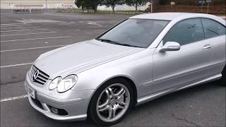 CLK 55 AMG  V8 367cv exhaust noise launch [upl. by Nikolaus176]